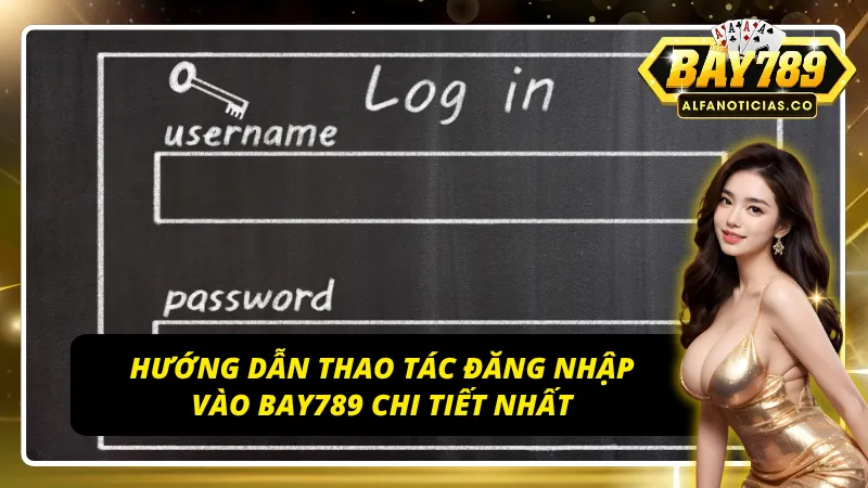 Hướng dẫn thao tác đăng nhập vào BAY789 cụ thể nhất